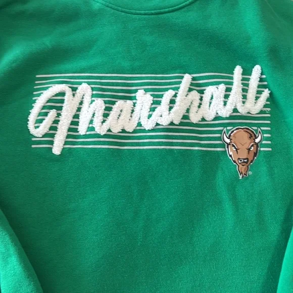 Champion Woman’s Green Marshall Collegiate Pullover Sweatshirt - Picture 2 of 7